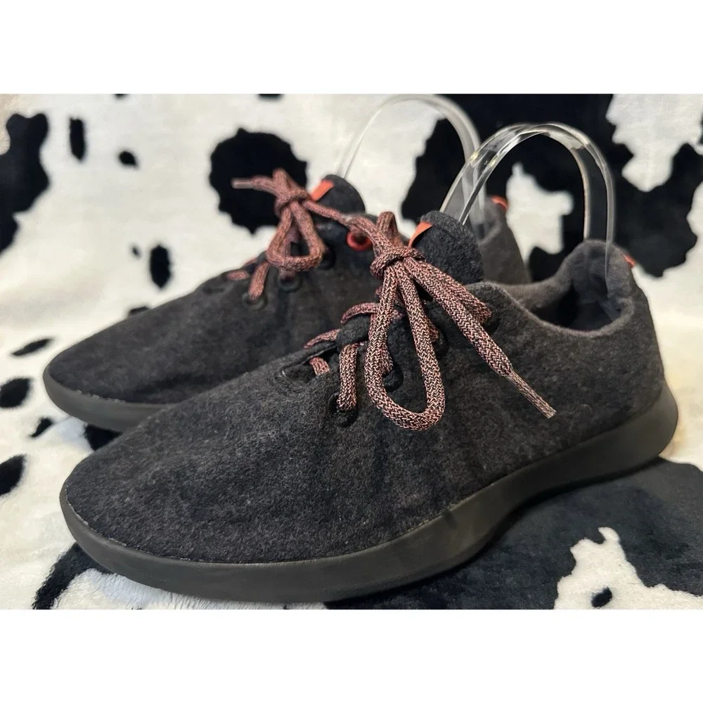 Allbirds Wool Runners Womens‎ 10 Charcoal Grey Merino Wool Sneakers PO 0138